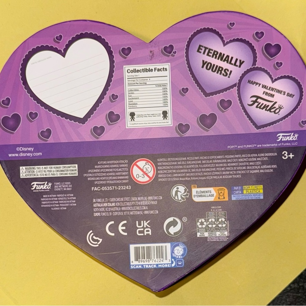 Nightmare Before Christmas Funko Heart Valentine's Box with (4) Characters - Picture 3 of 7